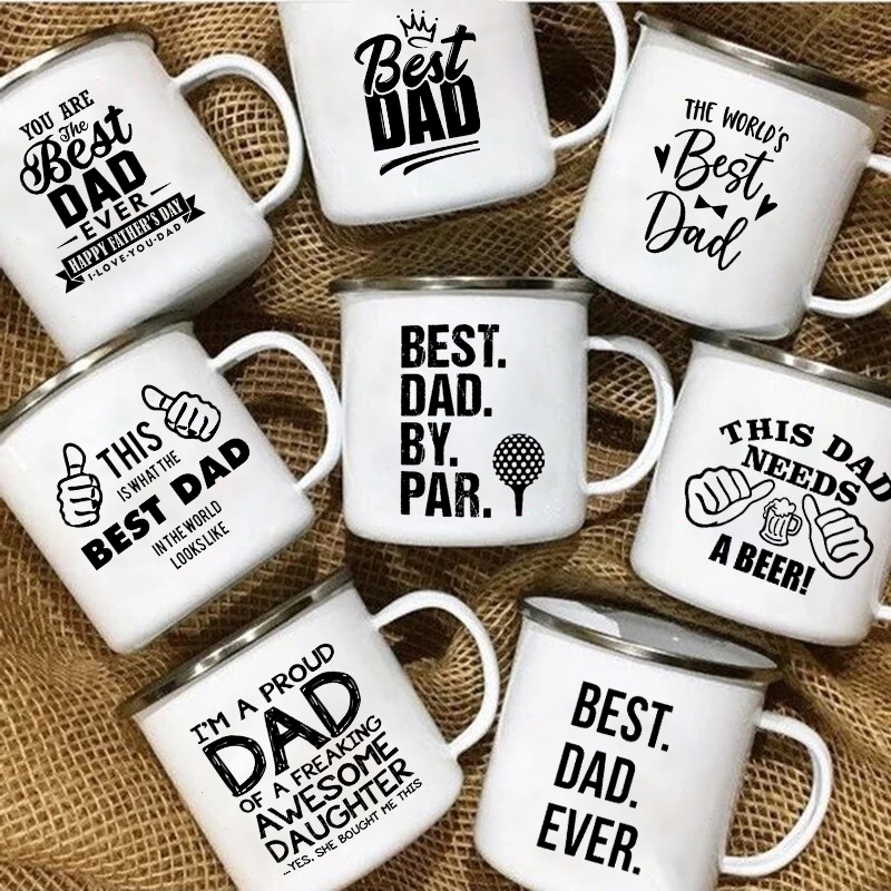 Wine Beer Coffee Drink - Mug Enamel Terbaik untuk Ayah 2