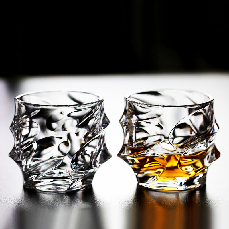 Wine Beer Glass Set - Cangkir Brandy Cocktail transparan 320ml 2