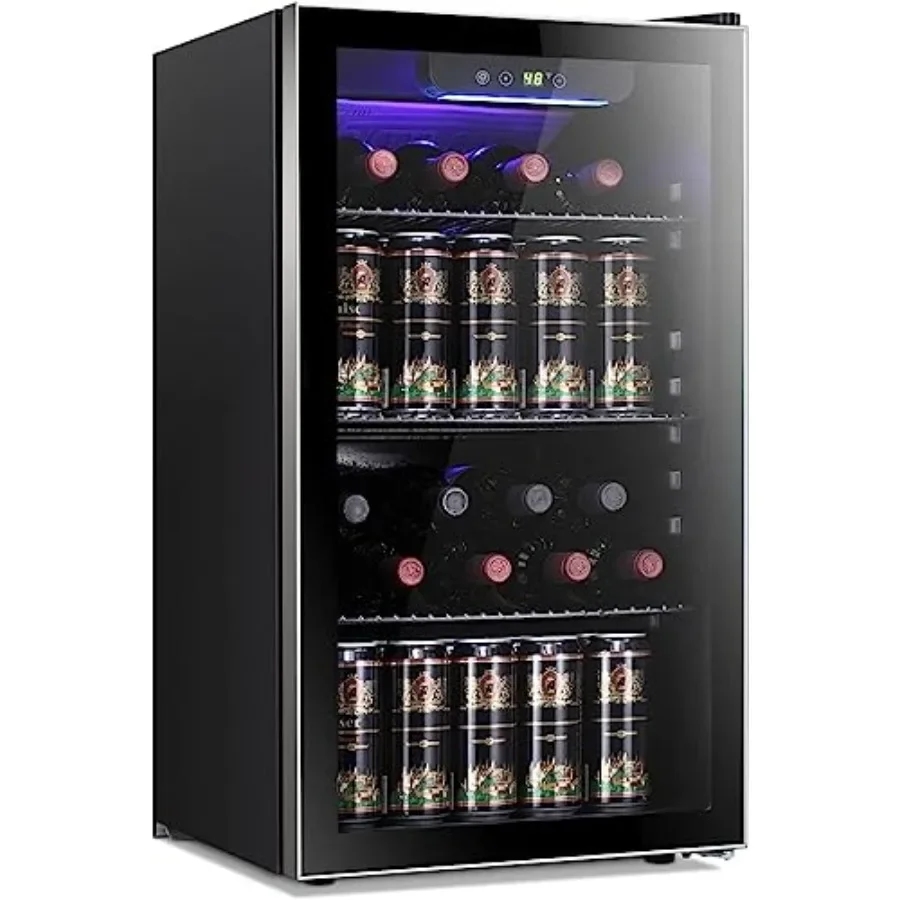 Wine Beer Mini Fridge - 26 Botol 130 Kaleng Pendingin Anggur/Lemari