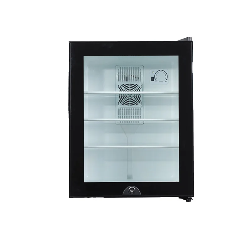 Wine Beer Mini Fridge - Pendingin Kulkas Mini 40L Pintu Kaca