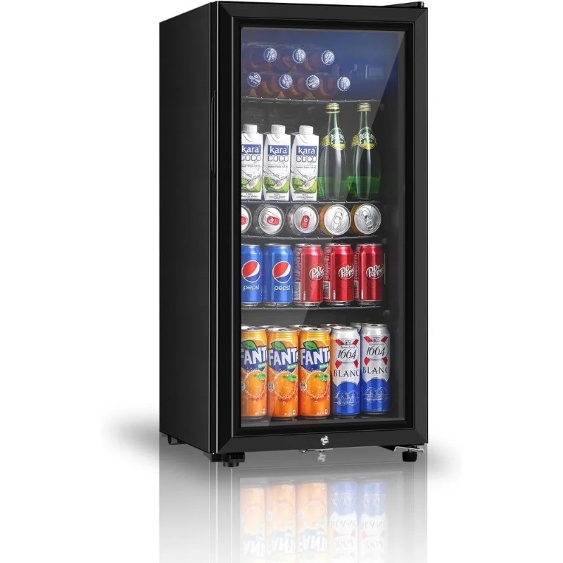 Wine Beer Mini Fridge - Kulkas Minuman, Kulkas Mini 3.2 Cu.ft