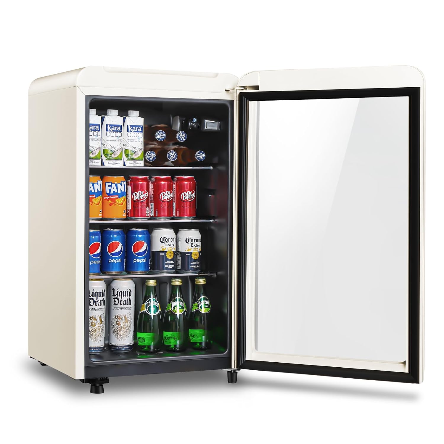 Wine Beer Mini Fridge - Kulkas Minuman Retro, Kulkas Mini 3.2