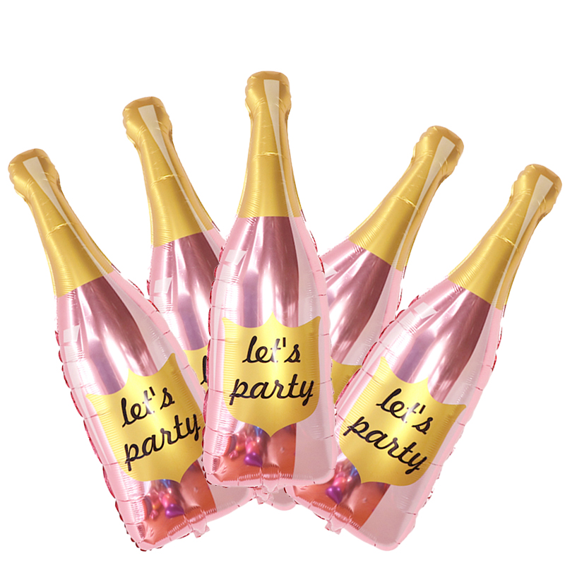 5 buah balon botol besar pesta - Wine Root Beer ulasan dan harga