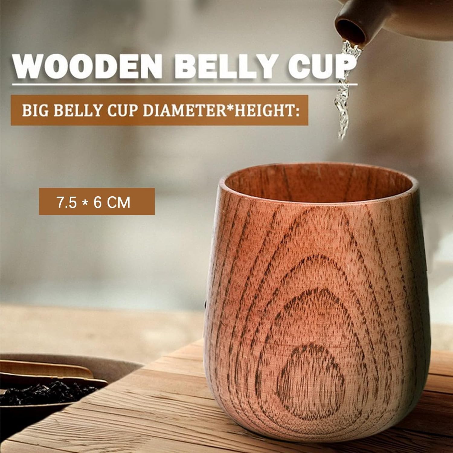 Cangkir Teh Kayu Kelas Atas Ka - Wine Beer Coffee Drink ulasan dan harga