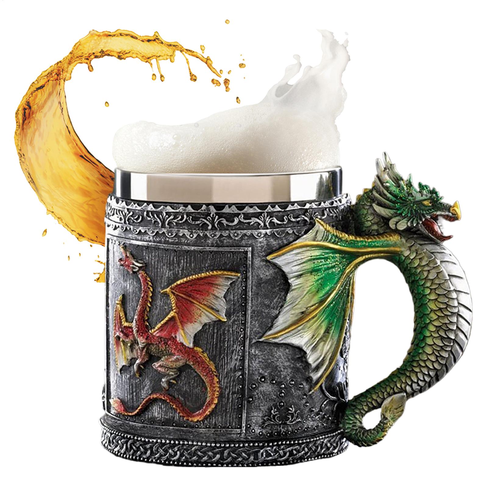 Cangkir Minum Gotik Motif Naga - Wine Beer Coffee Drink ulasan dan harga