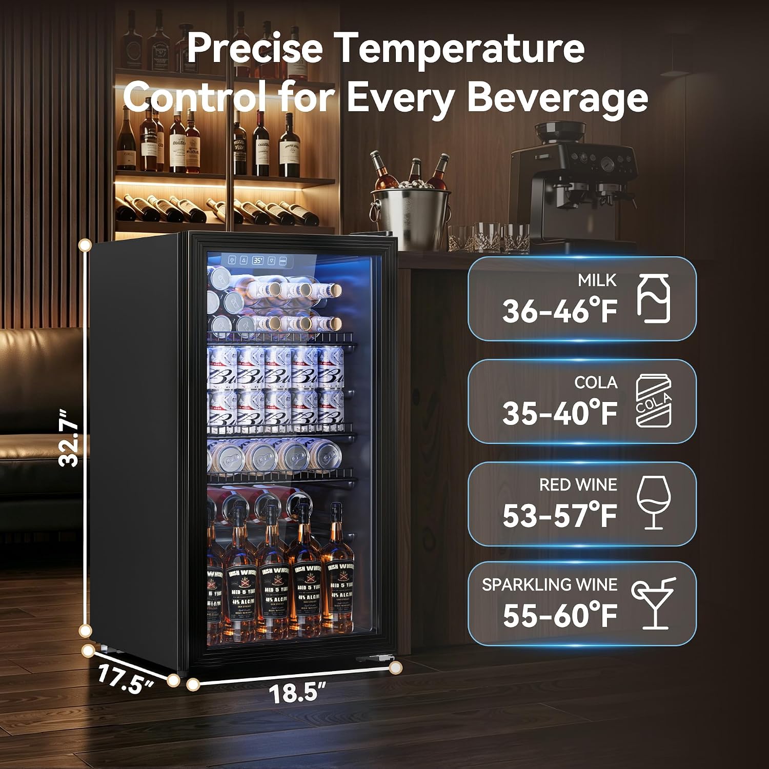 Kulkas Minuman Mini 130 Kaleng - Wine Beer Mini Fridge ulasan dan harga