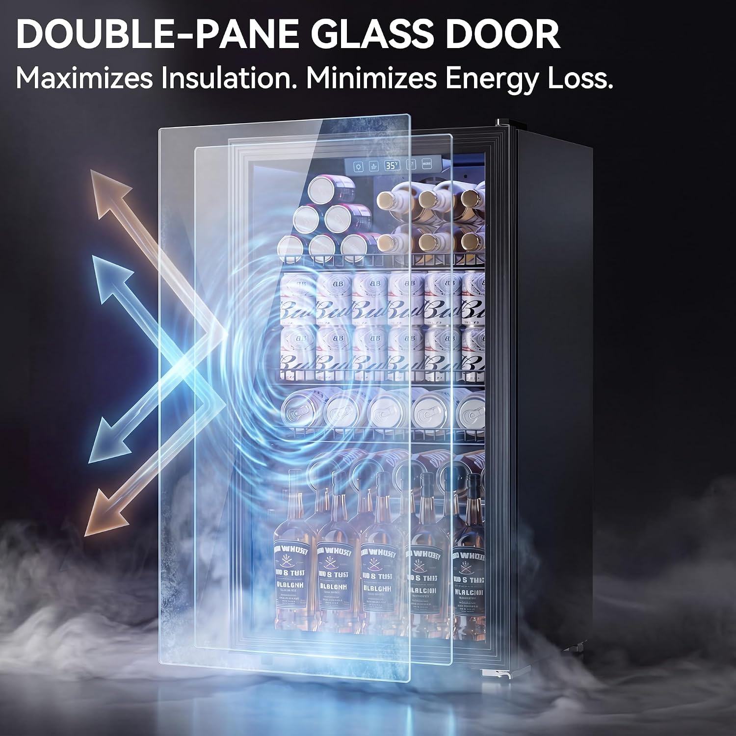 Kulkas Minuman Mini 130 Kaleng - Wine Beer Mini Fridge ulasan dan harga