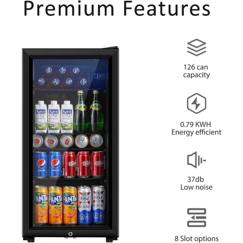 Kulkas Minuman, Kulkas Mini 3. - Wine Beer Mini Fridge ulasan dan harga