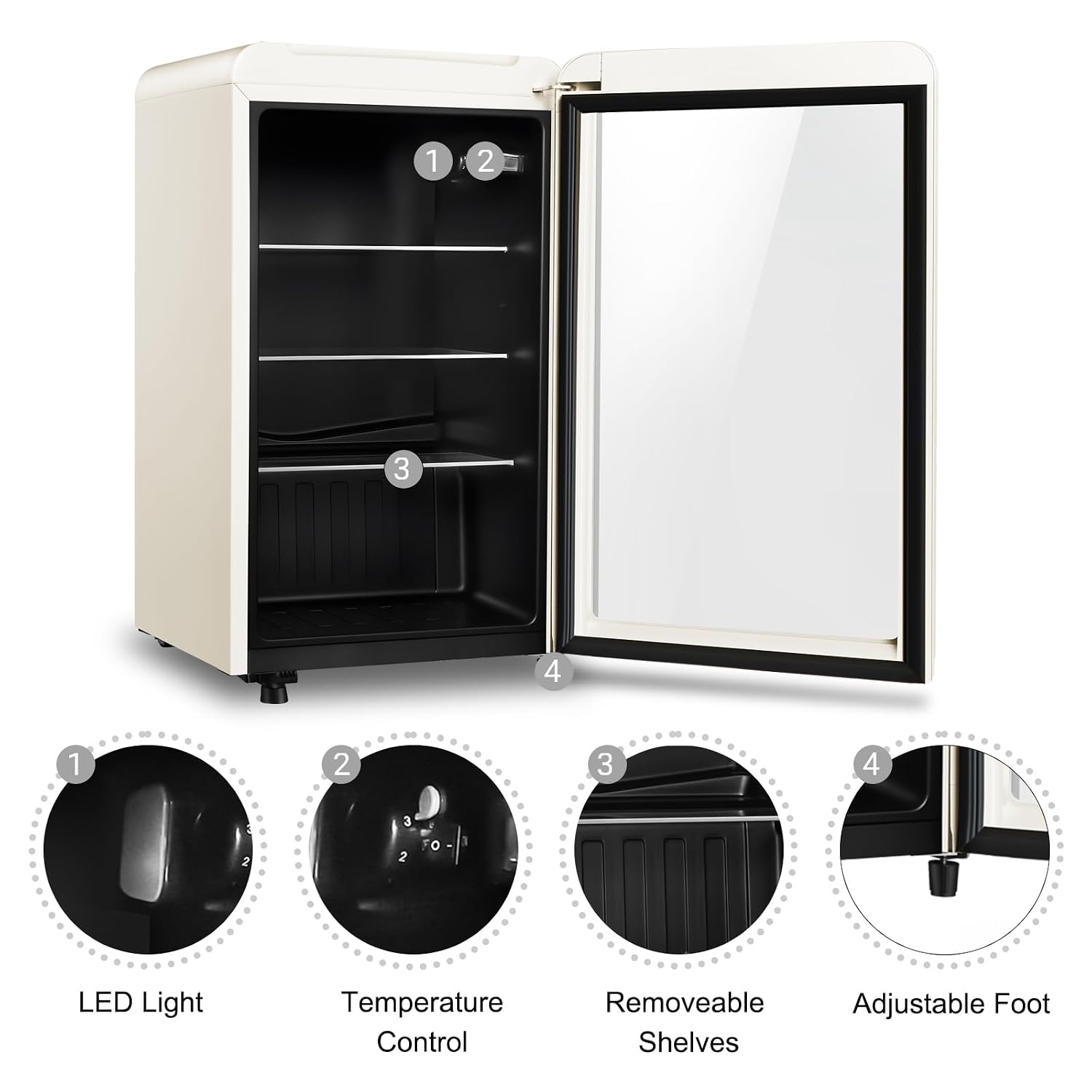 Kulkas Minuman Retro, Kulkas M - Wine Beer Mini Fridge ulasan dan harga