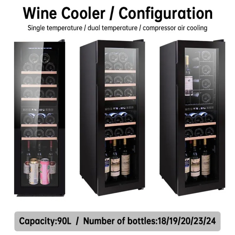 Lemari Pendingin Kaca Supermar - Wine Beer Mini Fridge ulasan dan harga